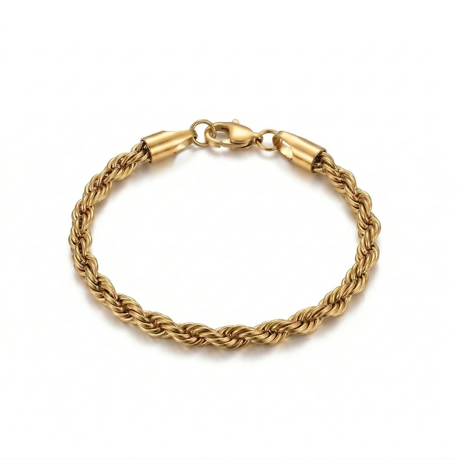18k Gold Rope Bracelet