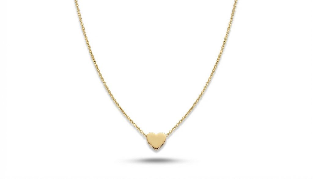 Classic Gold Heart Necklace
