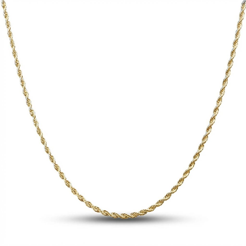 18k Gold Rope Chain