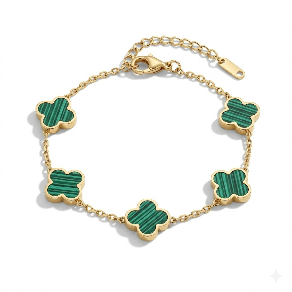 Malachite Green Clove Bracelet