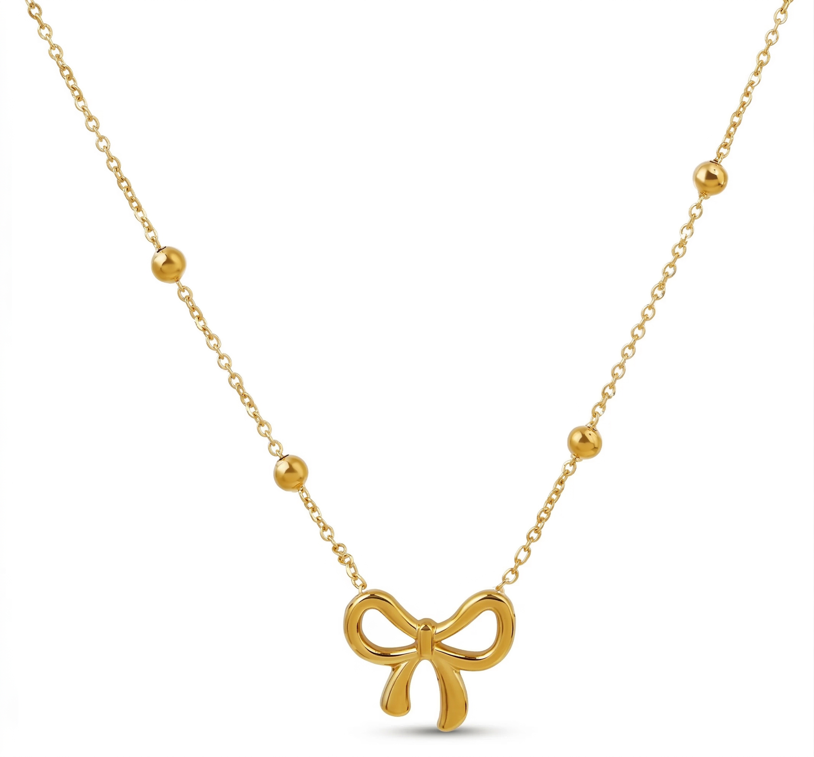 The Gilded Ribbon Bolero Necklace