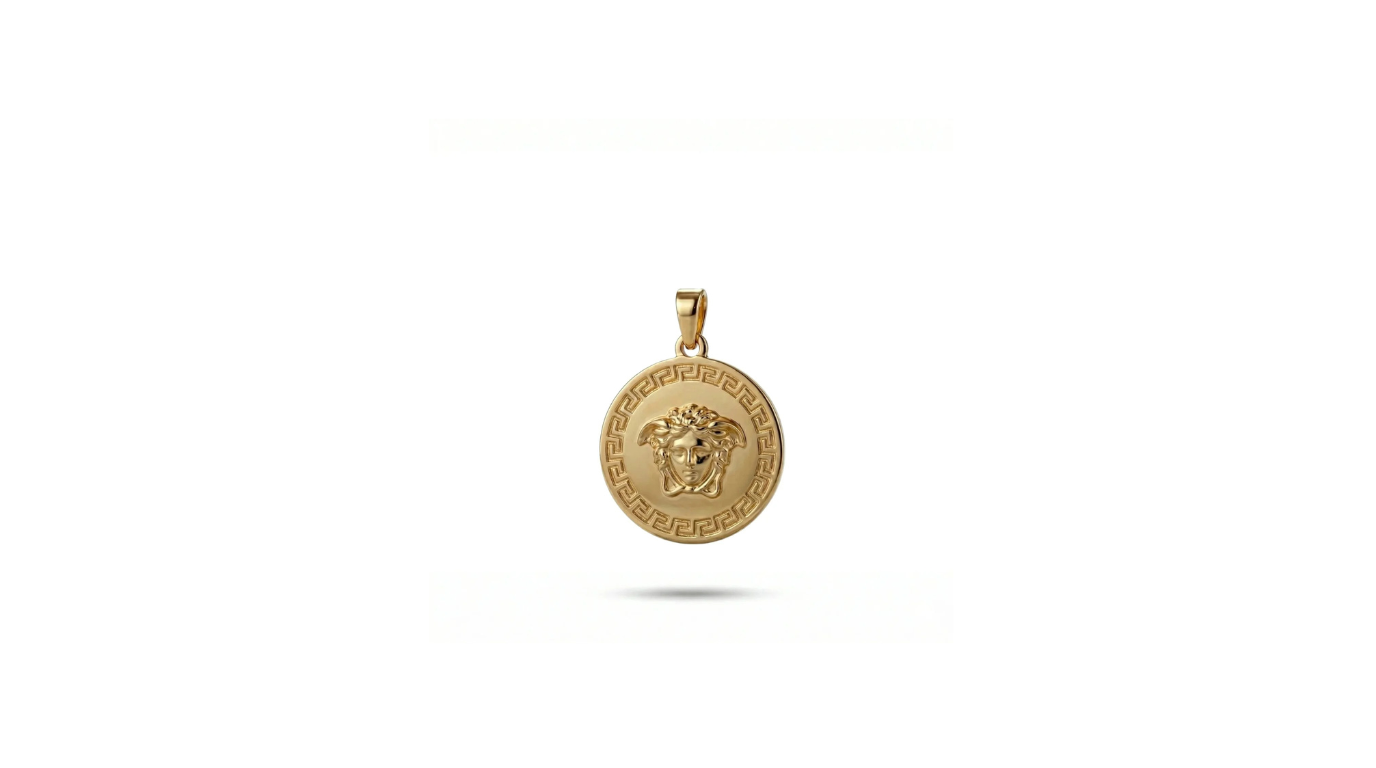 Versace Medusa Coin Pandent