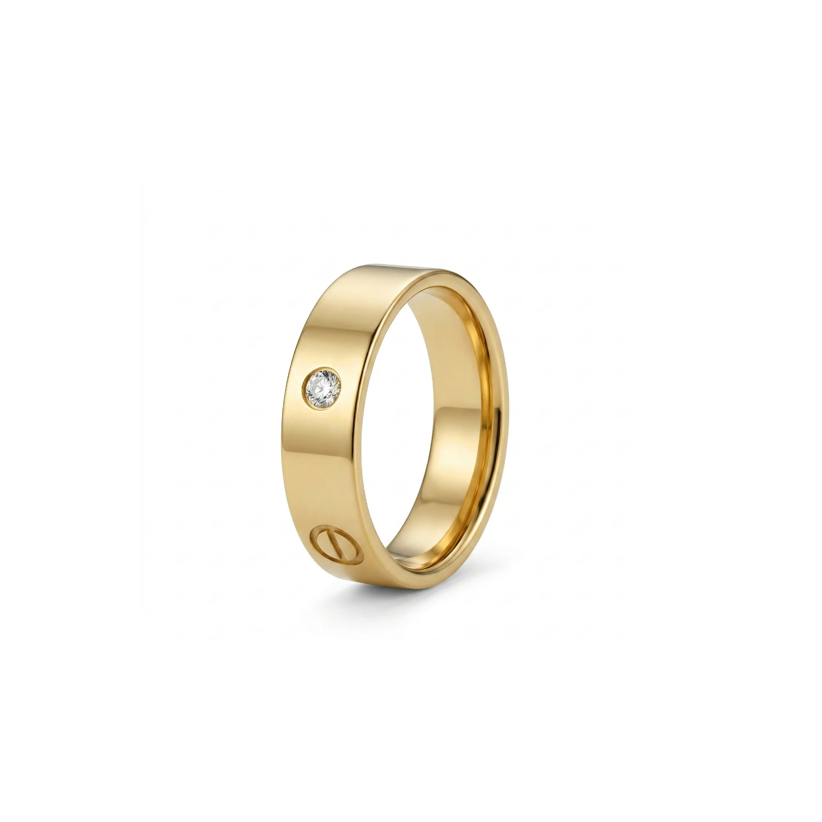 Minimalist Gold Stone Band