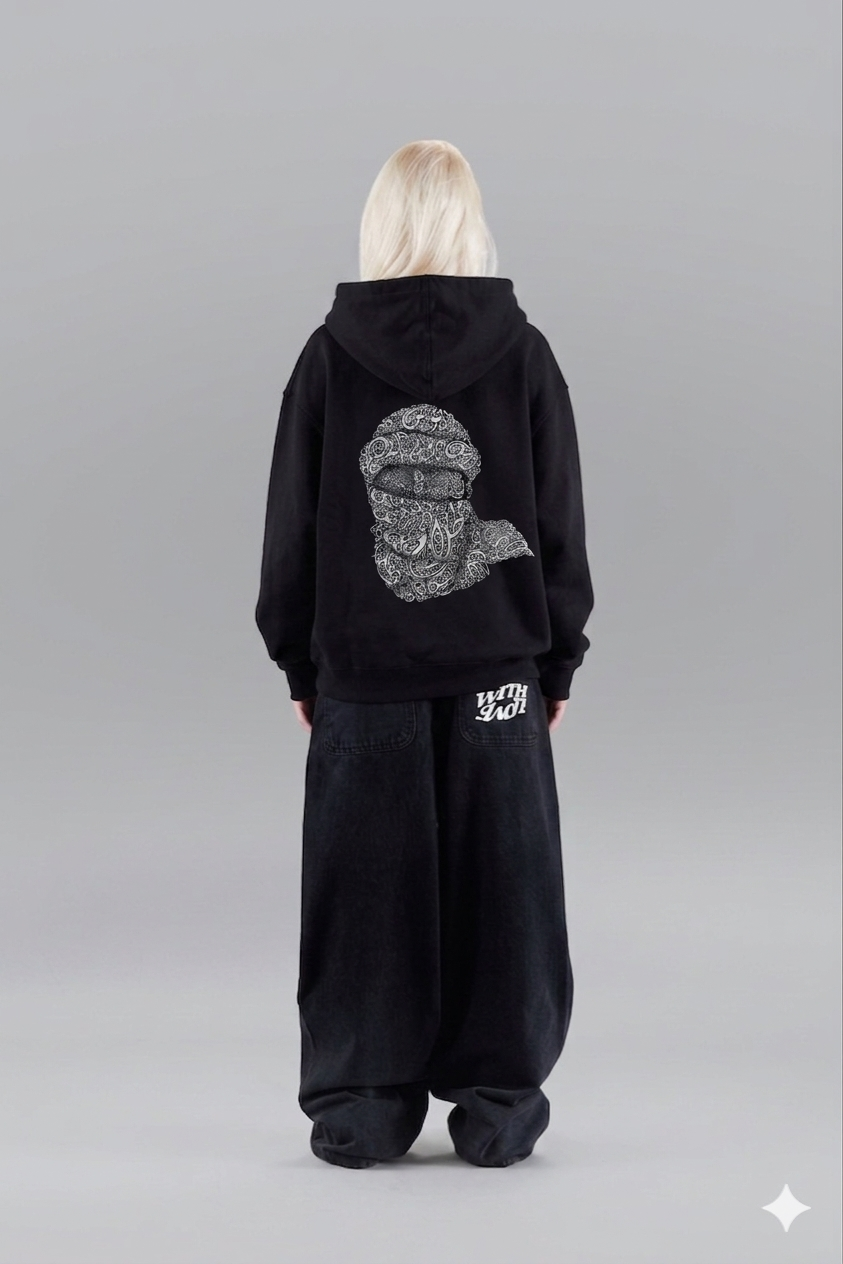 Graphic Hoodie Cross Print (Women)