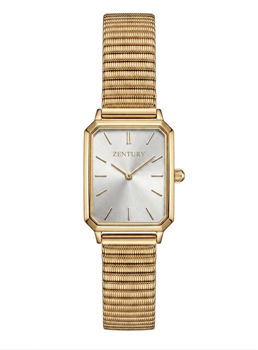 Zentury Timeless Elegance Gold Watch