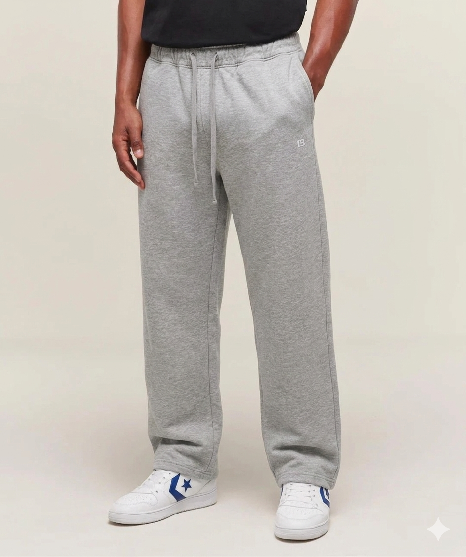 The Heritage Wide-Leg Lounge Pant Grey