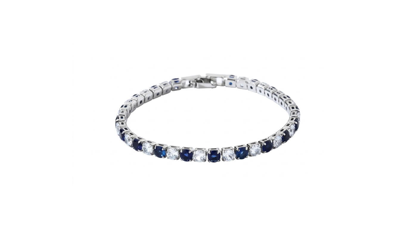 Midnight Azure Tennis Bracelet