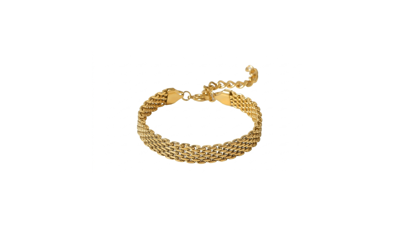 Mesh Statement Bracelet