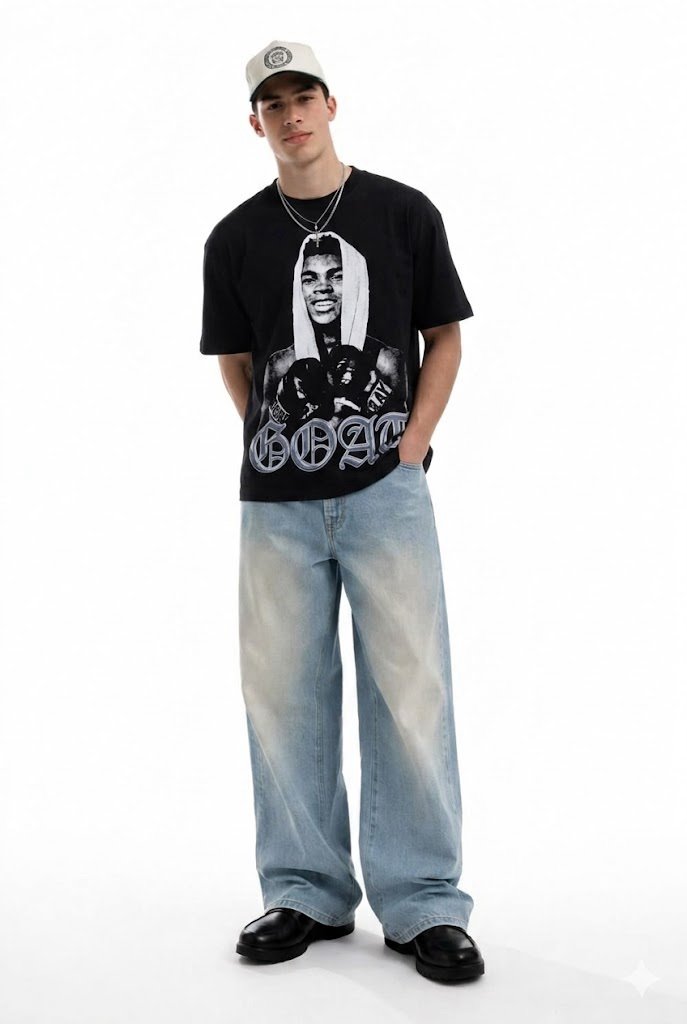 The Muhammad Ali "GOAT" Vintage Graphic Tee